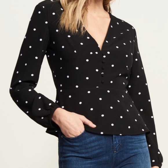 Polka Dot Blouse - Picture 1 of 3